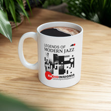 Cargar imagen en el visor de la galería, Leyends of modern Jazz Ceramic Mug 11oz by Insignia