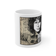 Cargar imagen en el visor de la galería, Jim Morrison Ceramic Mug 11oz by Insignia