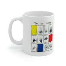 Cargar imagen en el visor de la galería, Lines Ceramic Mug 11oz by Insignia