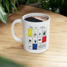 Cargar imagen en el visor de la galería, Lines Ceramic Mug 11oz by Insignia