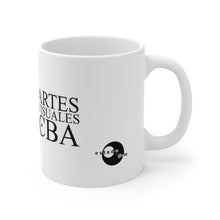 Cargar imagen en el visor de la galería, Sin pan y sin trabajo Artes Visuales CBA Ceramic Mug 11oz by Insignia