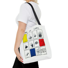 Cargar imagen en el visor de la galería, Lines AOP Tote Bag by Insignia