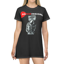 Cargar imagen en el visor de la galería, Radio Insignia All Over Print T-Shirt Dress by Insignia