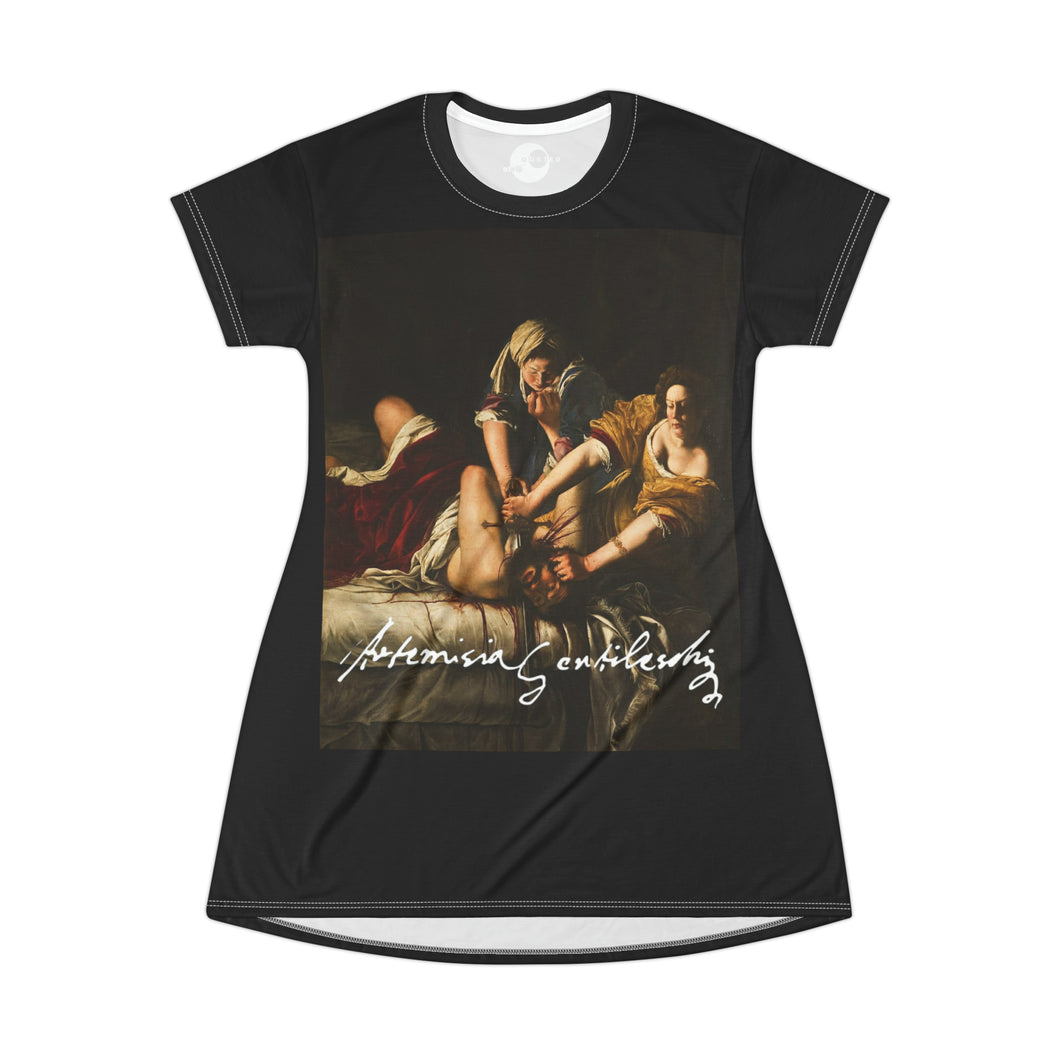 Artemisia Gentileschi T-Shirt Dress (AOP) by Insignia