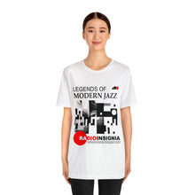 Cargar imagen en el visor de la galería, Leyends of Modern Jazz Unisex Jersey Short Sleeve Tee by Insignia
