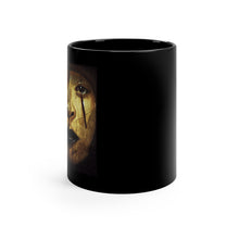 Cargar imagen en el visor de la galería, Primal face 11oz Black Mug by Insignia
