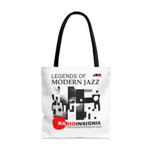 Cargar imagen en el visor de la galería, Leyends of modern Jazz Tote Bag (AOP) by Insignia
