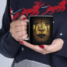 Cargar imagen en el visor de la galería, Primal face Ceramic Mug 11oz by Insignia
