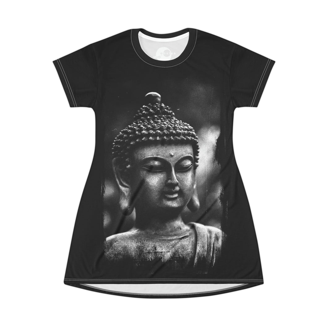 Buddha T-Shirt Dress (AOP) by Insignia