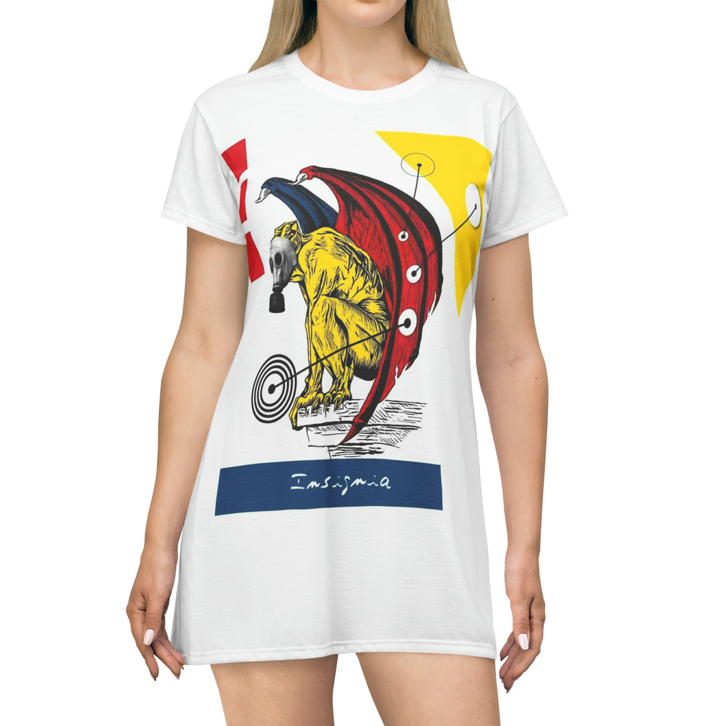Gargola T-Shirt Dress (AOP) by Insignia