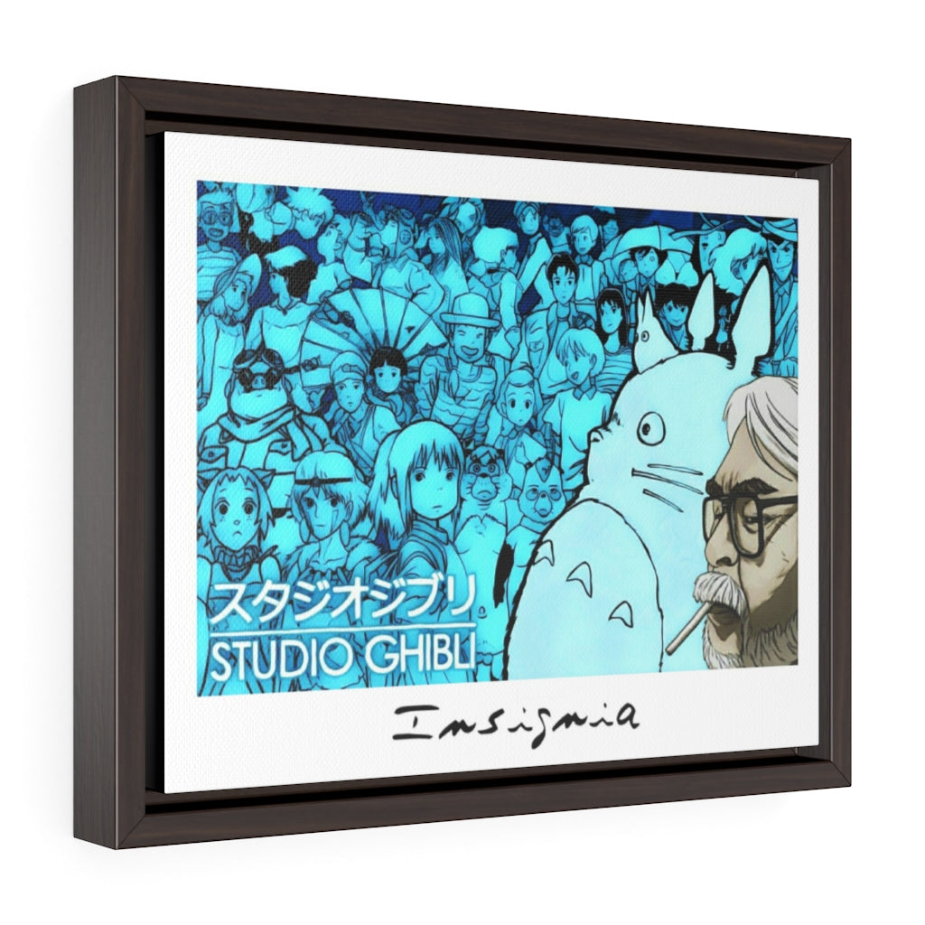 Studio Ghibli Horizontal Framed Premium Gallery Wrap Canvas by Insignia