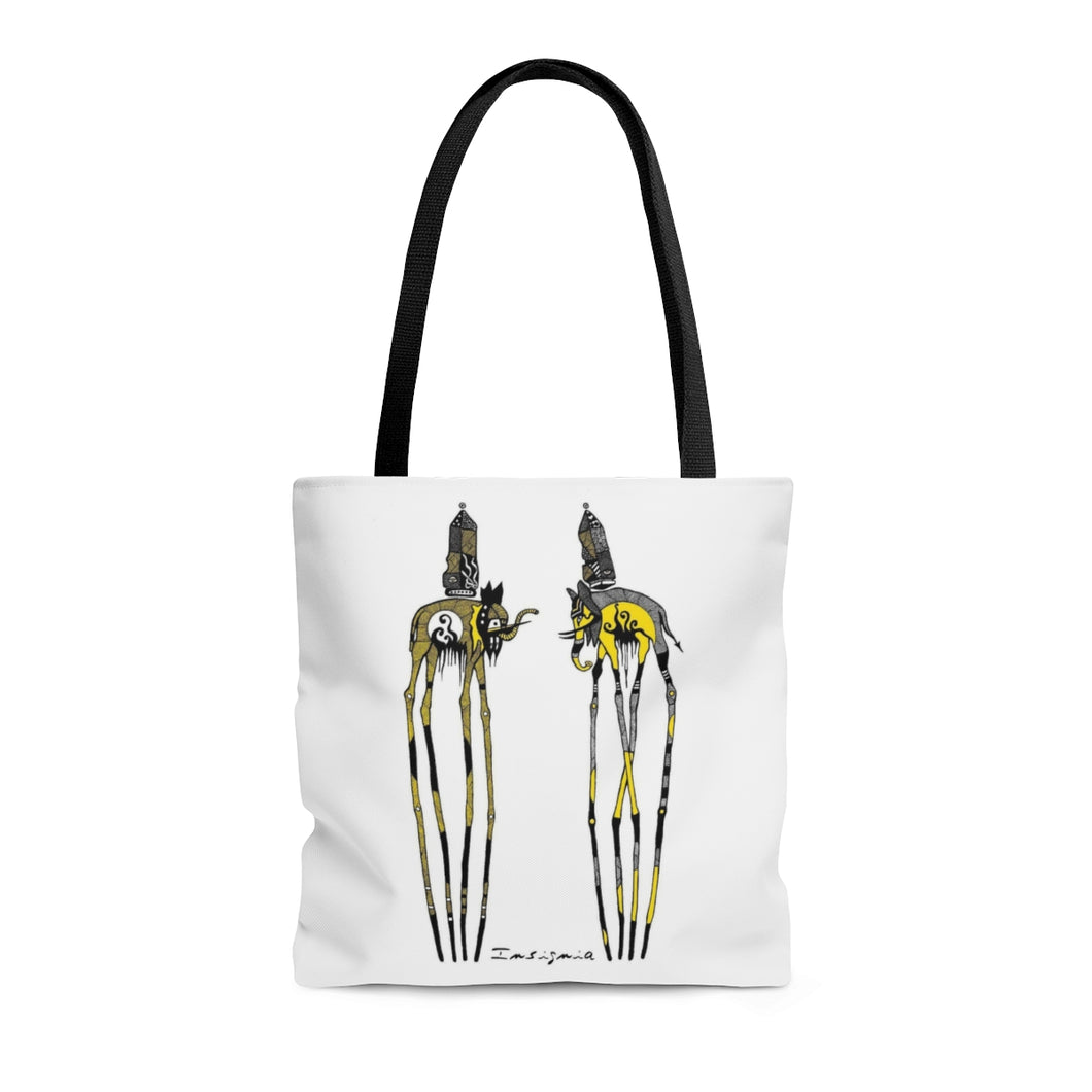 Two Elephants AOP Tote Bag by Insignia