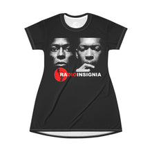 Cargar imagen en el visor de la galería, Radio Insignia T-Shirt Dress (AOP) by Insignia
