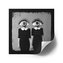 Cargar imagen en el visor de la galería, CBA Eyes of Art Square Stickers, Indoor\Outdoor by Insignia
