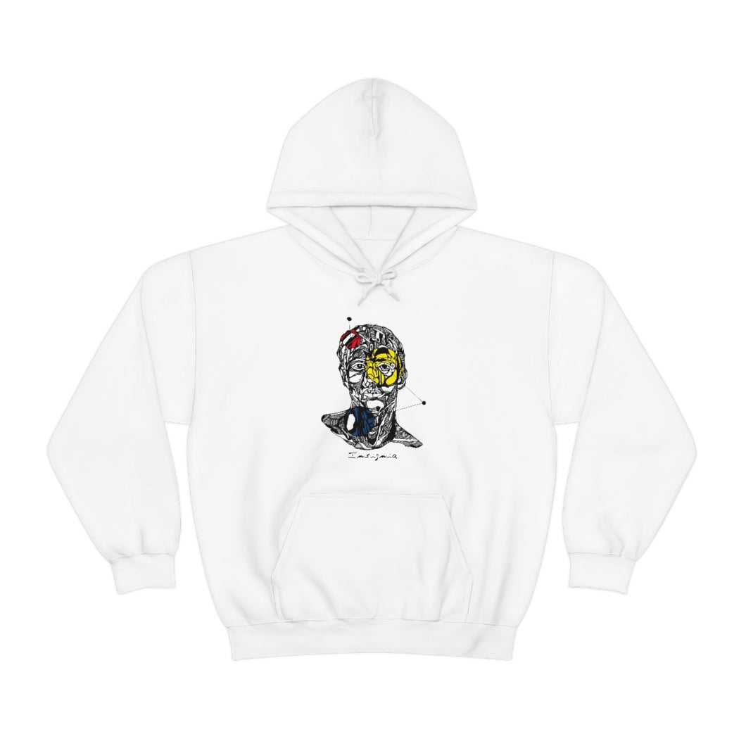Face Unisex Heavy Blend™ Hooded Sweatshirt by Insignia