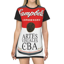 Cargar imagen en el visor de la galería, Campbell&#39;s All Over Print T-Shirt Dress by Insignia
