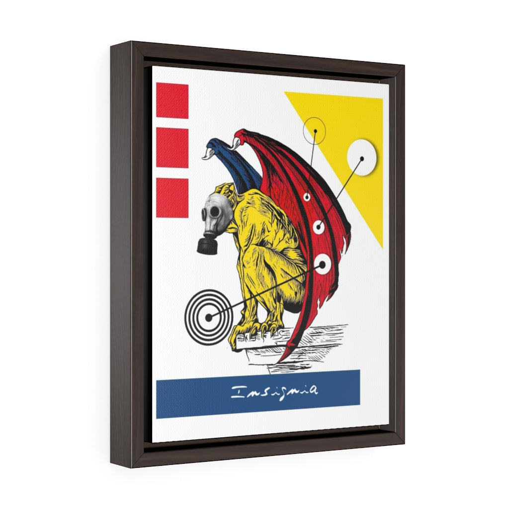 Gárgola Vertical Framed Premium Gallery Wrap Canvas by Insignia