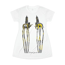 Cargar imagen en el visor de la galería, Dalí Elephants T-Shirt Dress (AOP) by Insignia
