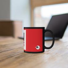 Cargar imagen en el visor de la galería, AD. HB. Red 11oz Black Mug by Insignia
