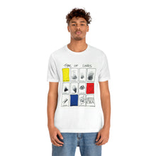 Cargar imagen en el visor de la galería, Lines Unisex Jersey Short Sleeve Tee by Insignia
