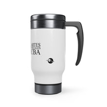Cargar imagen en el visor de la galería, Artes Visuales CBA Stainless Steel Travel Mug with Handle, 14oz by Insignia
