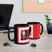 Cargar imagen en el visor de la galería, AD. HB. Red 11oz Black Mug by Insignia
