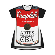Cargar imagen en el visor de la galería, Campbell&#39;s All Over Print T-Shirt Dress by Insignia
