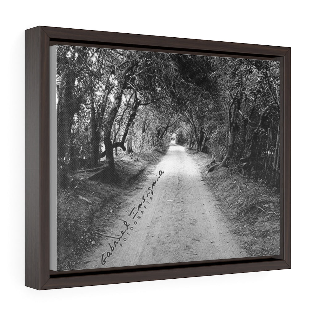 Callejón de duendes Horizontal Framed Premium Gallery Wrap Canvas