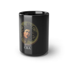 Cargar imagen en el visor de la galería, SCREAM CBA ARTES VISUALES Black Mug, 15oz by Insignia
