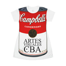 Cargar imagen en el visor de la galería, Campbell&#39;s All Over Print T-Shirt Dress by Insignia
