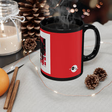 Cargar imagen en el visor de la galería, AD. HB. Red 11oz Black Mug by Insignia
