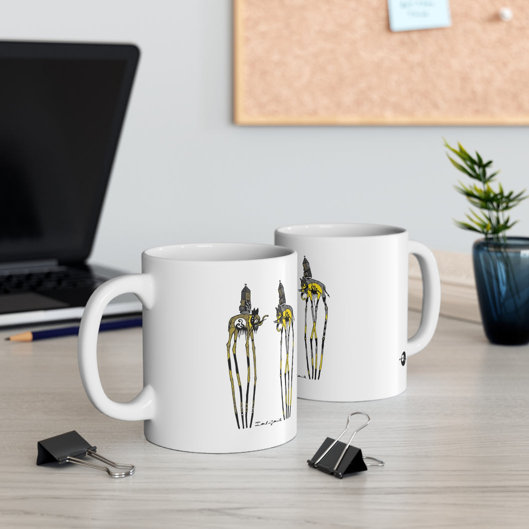 Dalí Two elephants Ceramic Mug 11oz by Insigni